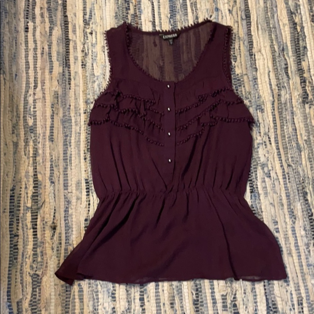 Express Plum Top
